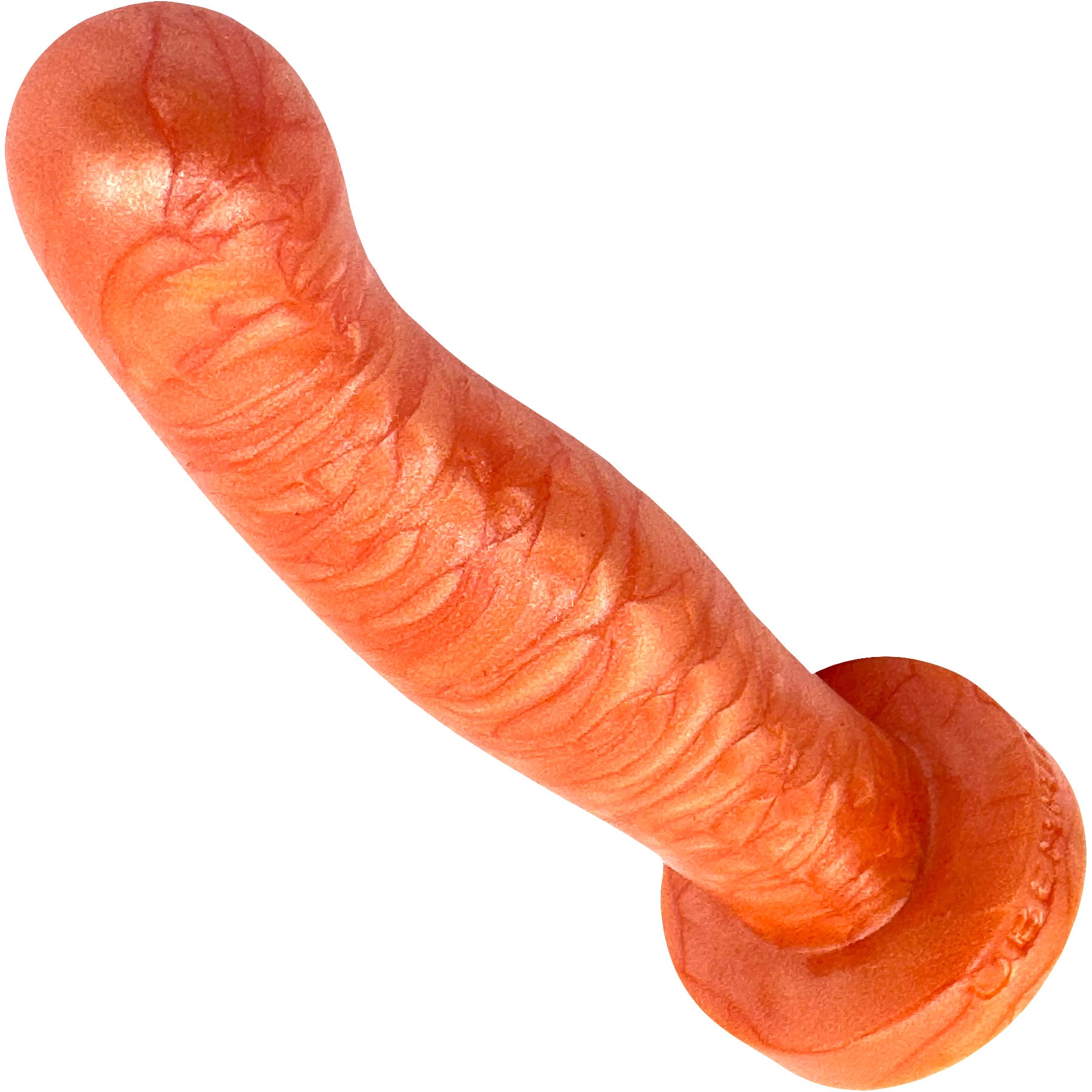 The Minima Set Of 5 Finger-Sized Small Silicone Dildos By Uberrime - Orange