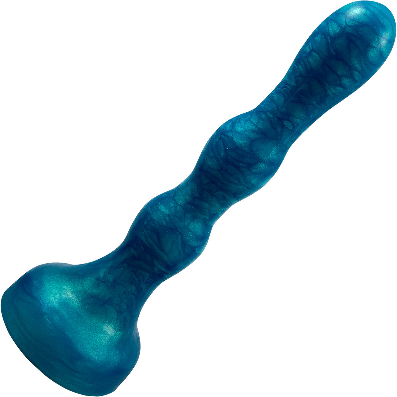 The Minima Small Silicone 3 Dildo Set By Uberrime - Mermaid Blue