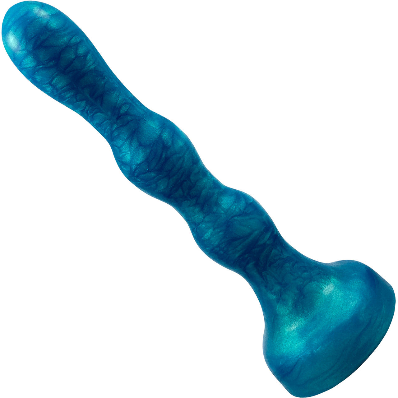 The Minima Small Silicone 3 Dildo Set By Uberrime - Mermaid Blue