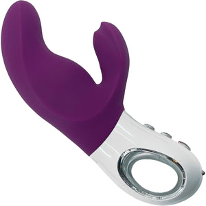 Fun Factory MISS BI Rechargeable Waterproof Dual Stimulation Vibrator - Grape