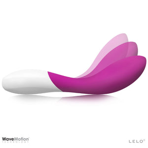 LELO MONA WAVE Rechargeable Silicone G-Spot Stimulator - Deep Rose