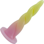 Raw Love Studio Moonbean Unicorn 6.75" Silicone Fantasy Dildo - Bubblegum