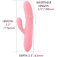 SVAKOM Mora Neo Rechargeable Silicone App Enabled Dual Stimulation Vibrator With Thrusting Beads