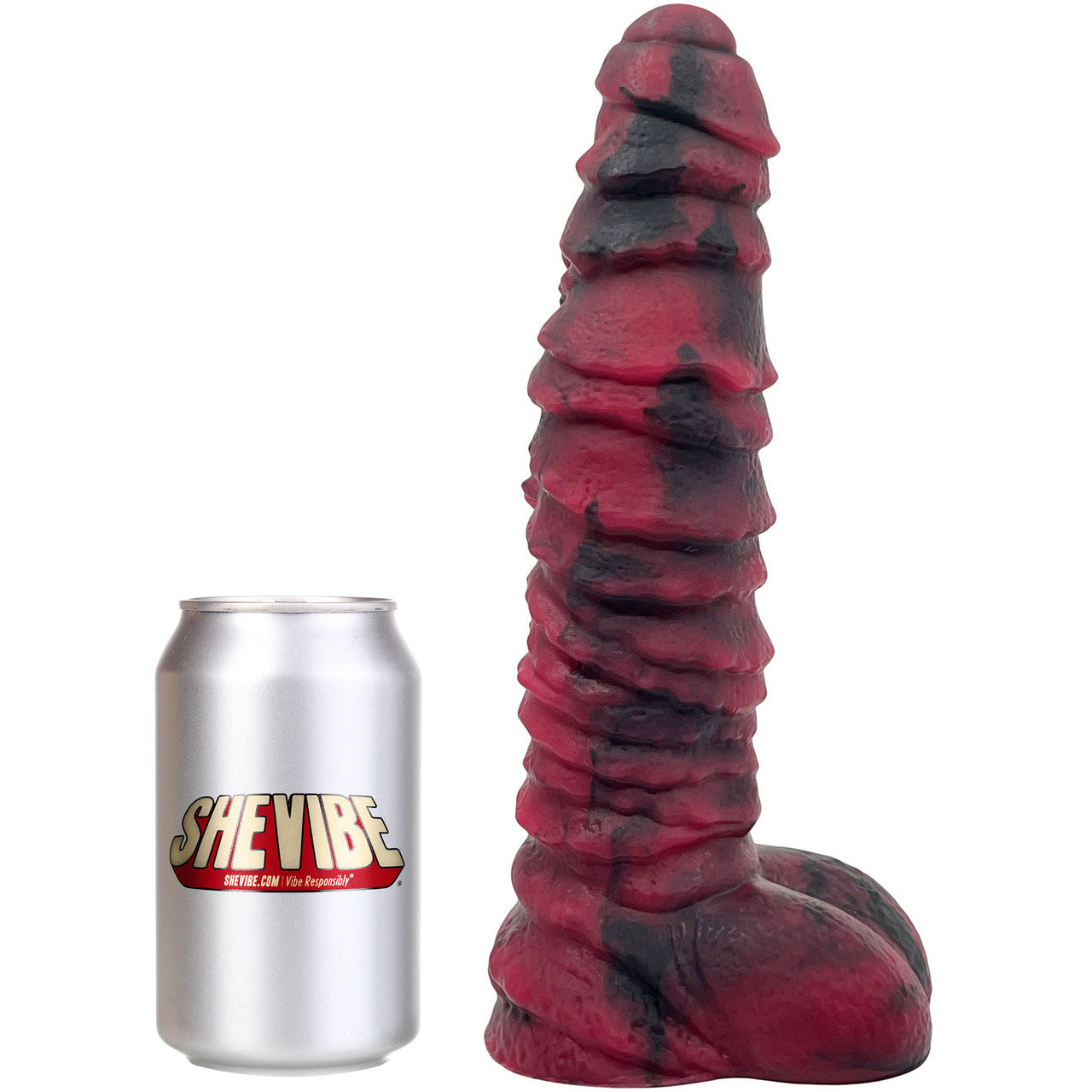 Topped Toys MORDAX 90 10" Giant Silicone Dildo With Vac-U-Lock - Forge Red