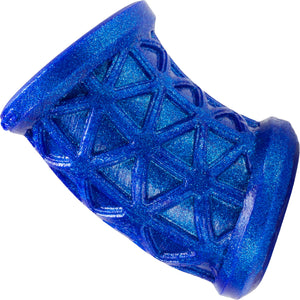 Oxballs Morph Curved Silicone Ball Stretcher - Blue