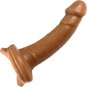 Royale Mustang Vixskin Realistic Silicone Dildo With Saddle Base By Vixen - Caramel