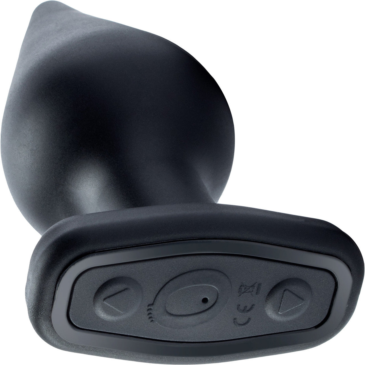 My Secret Rechargeable Vibrating Silicone XL Butt Plug With Remote By Screaming O - Black