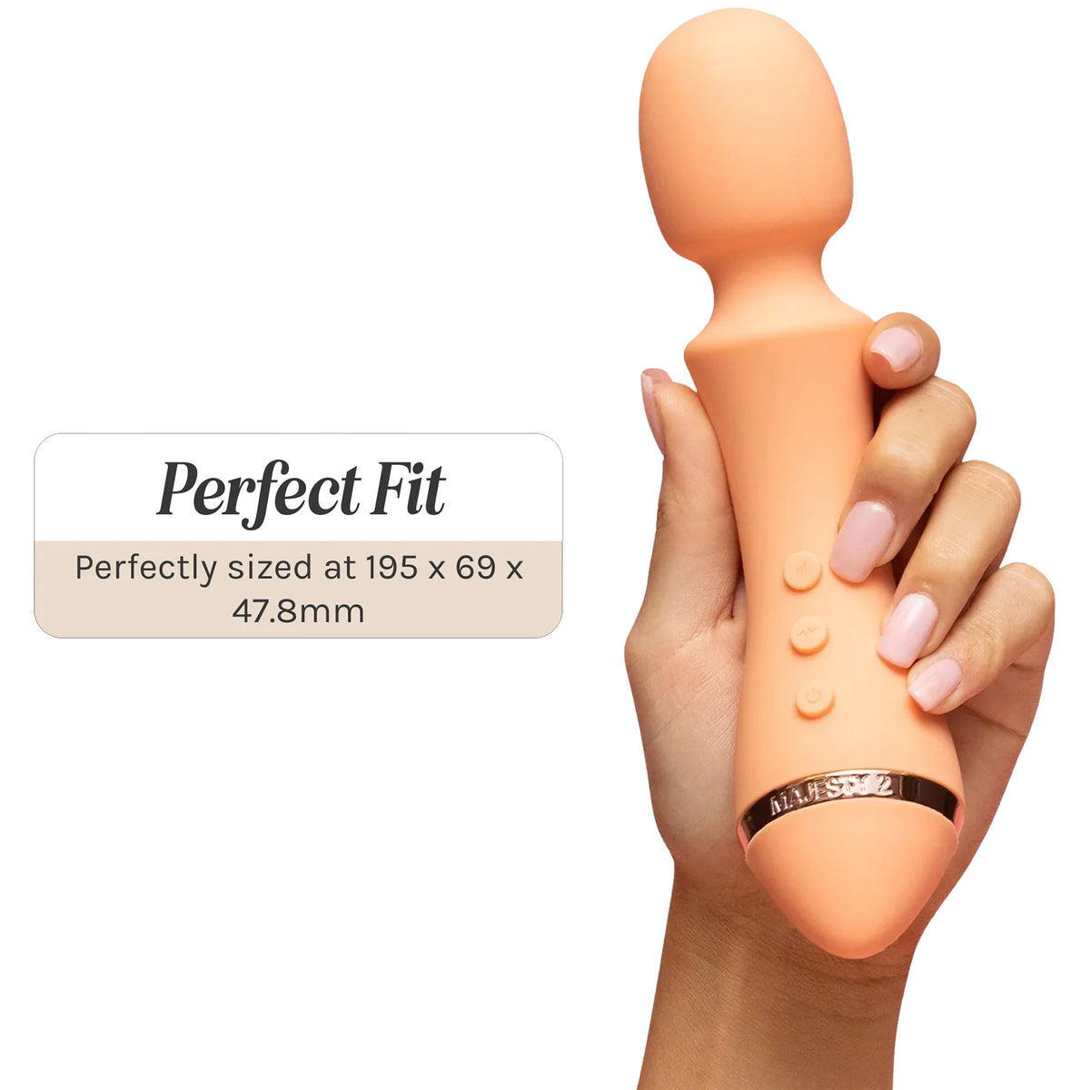 VUSH Majesty 2 Rechargeable Waterproof Wand Vibrator