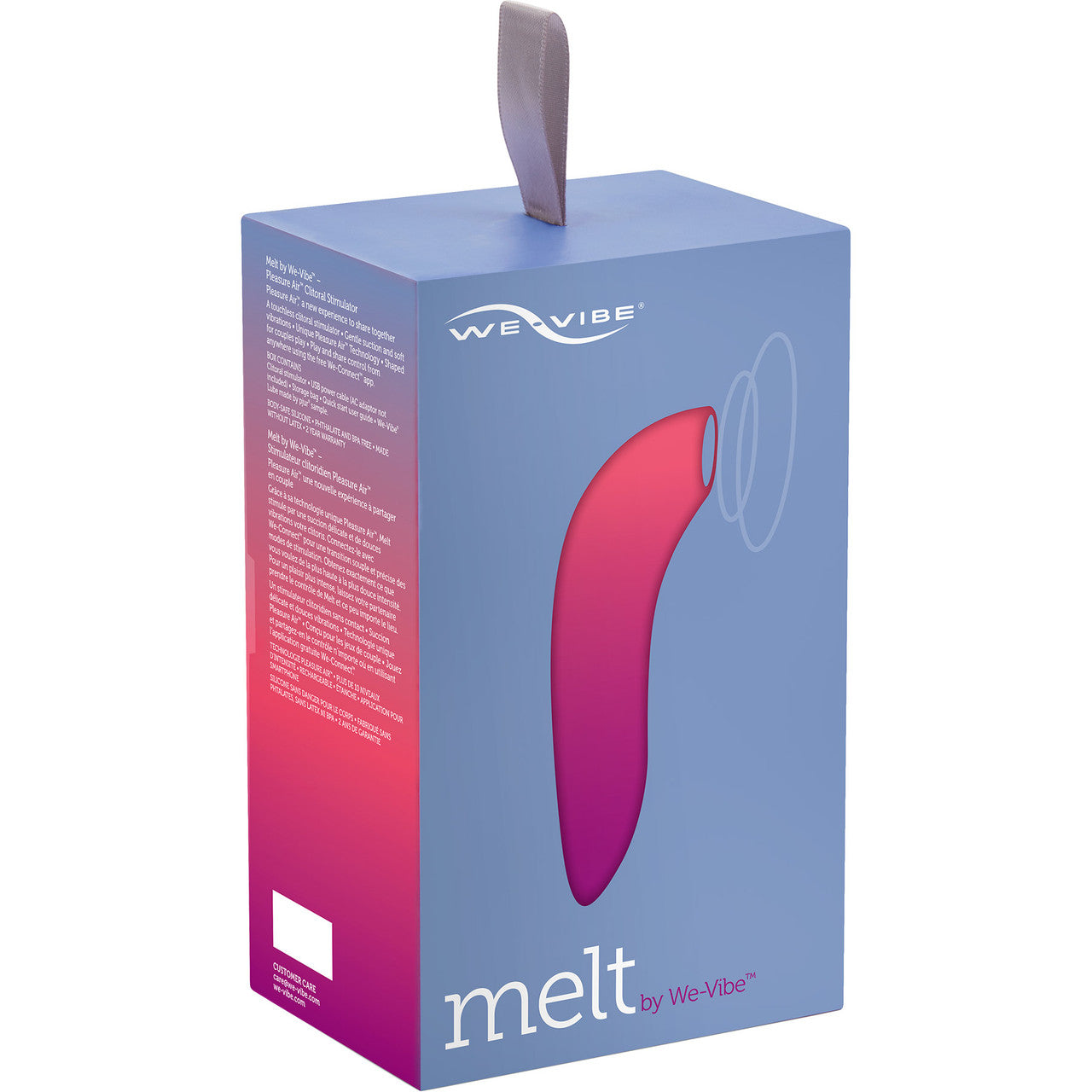 Melt by We-Vibe Pleasure Air Clitoral Stimulator - Coral