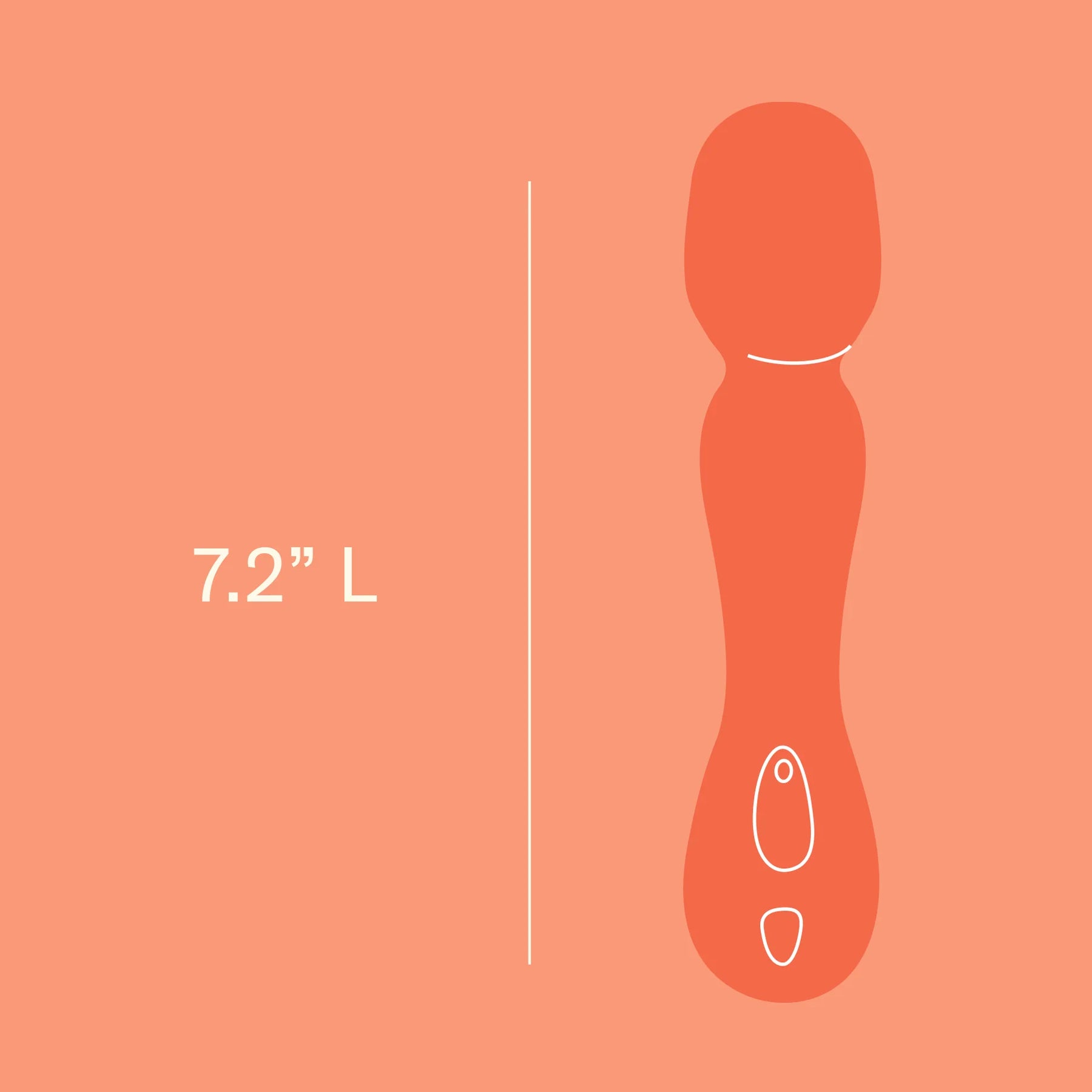 Min Silicone Waterproof Rechargeable Mini Wand Vibrator By Dame
