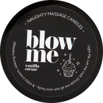 Kama Sutra Naughty Mini Massage Candle In Pour Spout Tin 2 oz - Blow Me