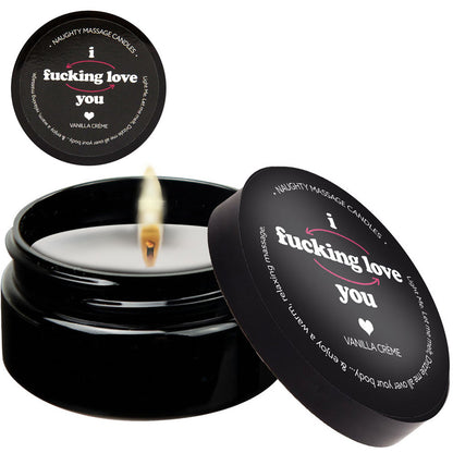 Kama Sutra Naughty Massage Candle - I Fucking Love You - 1.7 oz