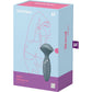 Satisfyer Mini Wand-er Silicone Rechargeable Waterproof Wand Style Vibrator - Grey