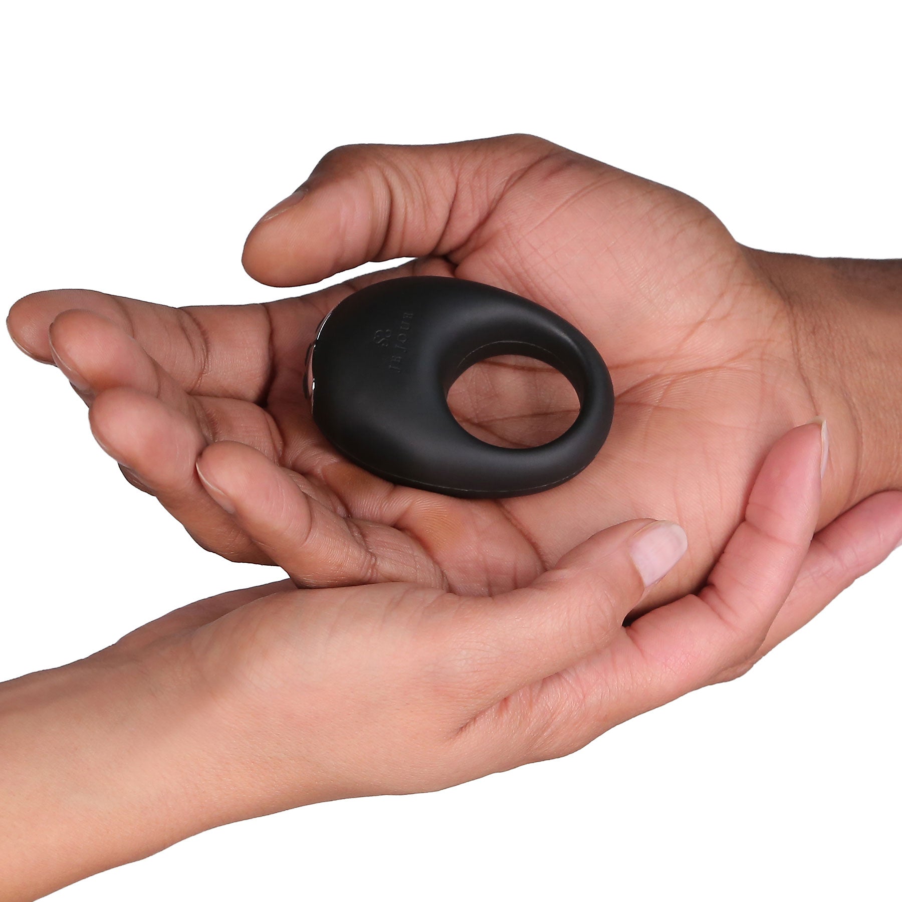 Je Joue Mio Vibrating Silicone Cock Ring For Mutual Pleasure - Black