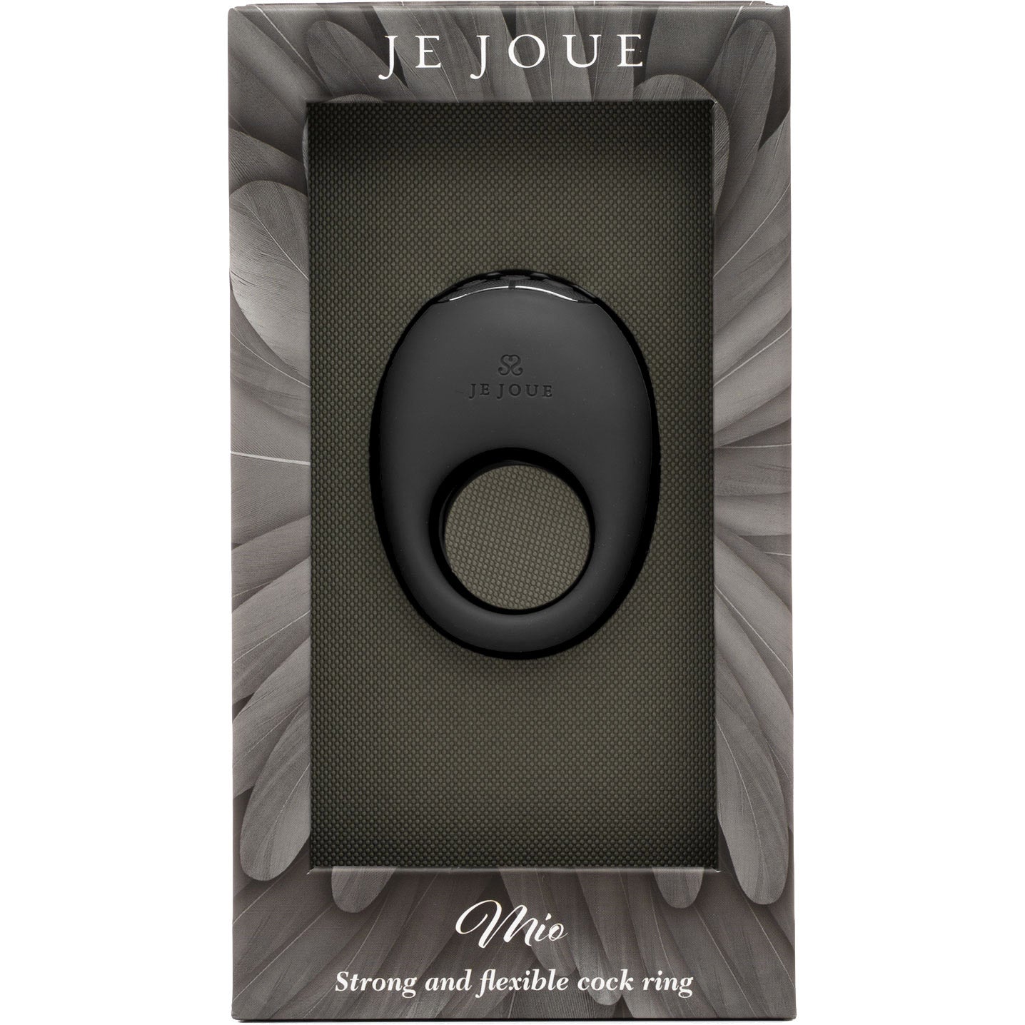 Je Joue Mio Vibrating Silicone Cock Ring For Mutual Pleasure - Black