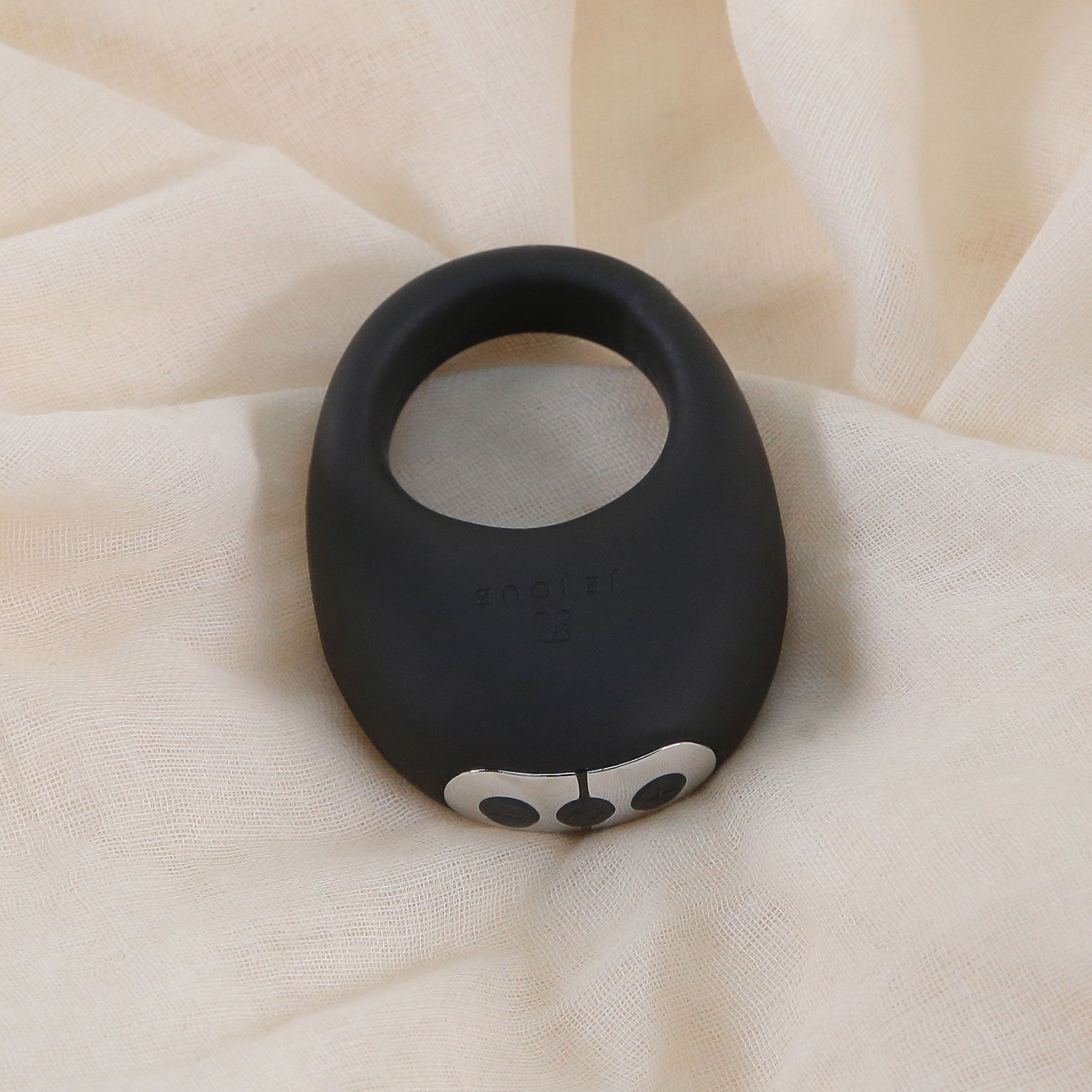 Je Joue Mio Vibrating Silicone Cock Ring For Mutual Pleasure - Black