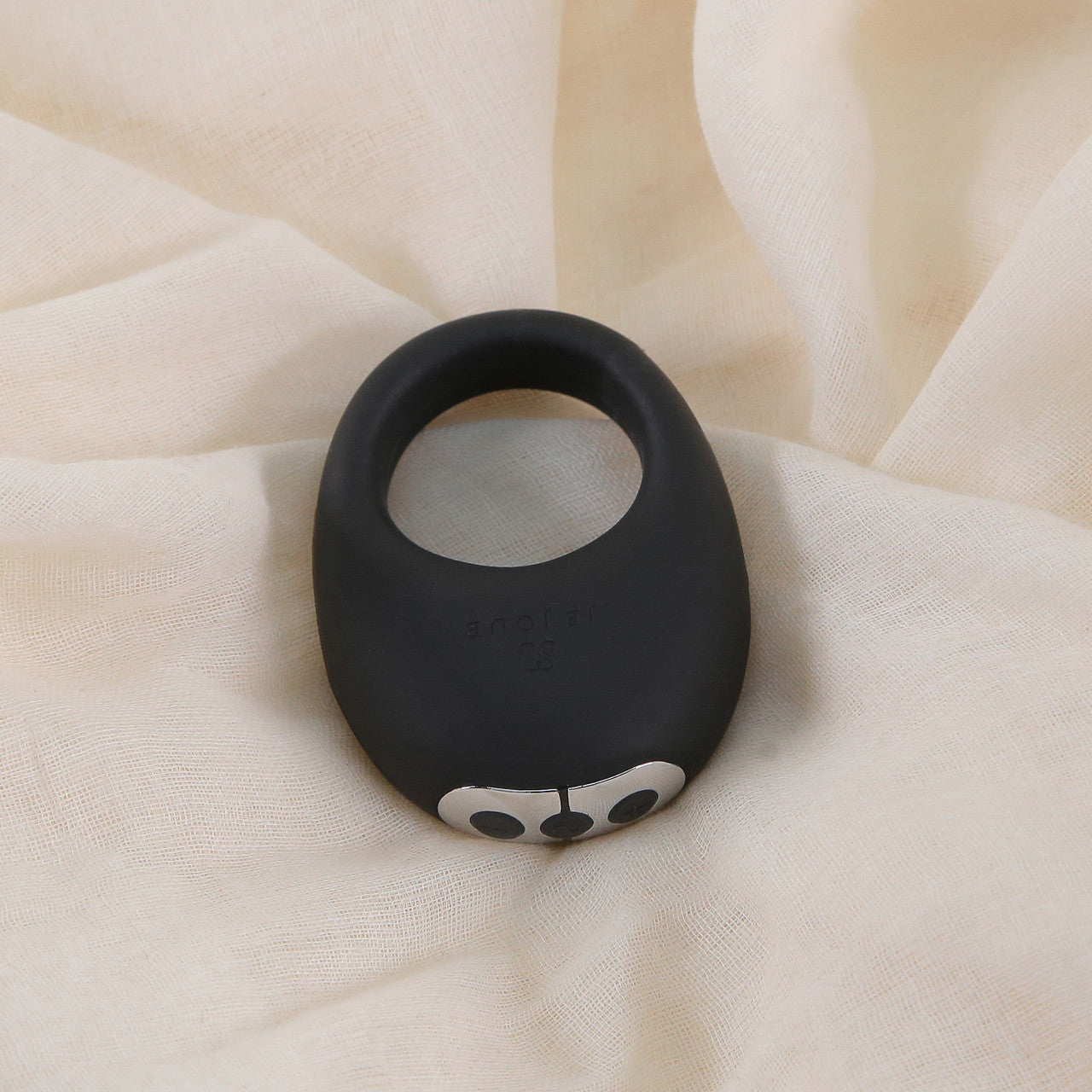 Mio Rechargeable Silicone Vibrating Cock Ring By Je Joue - Black