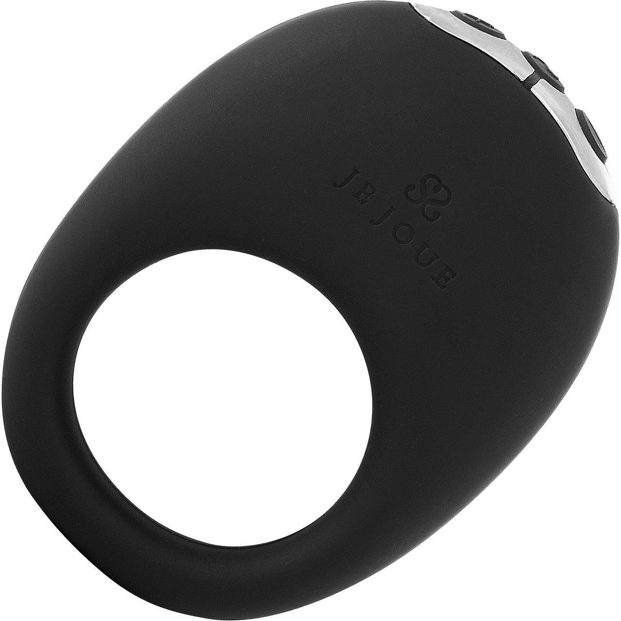 Mio Rechargeable Silicone Vibrating Cock Ring By Je Joue - Black