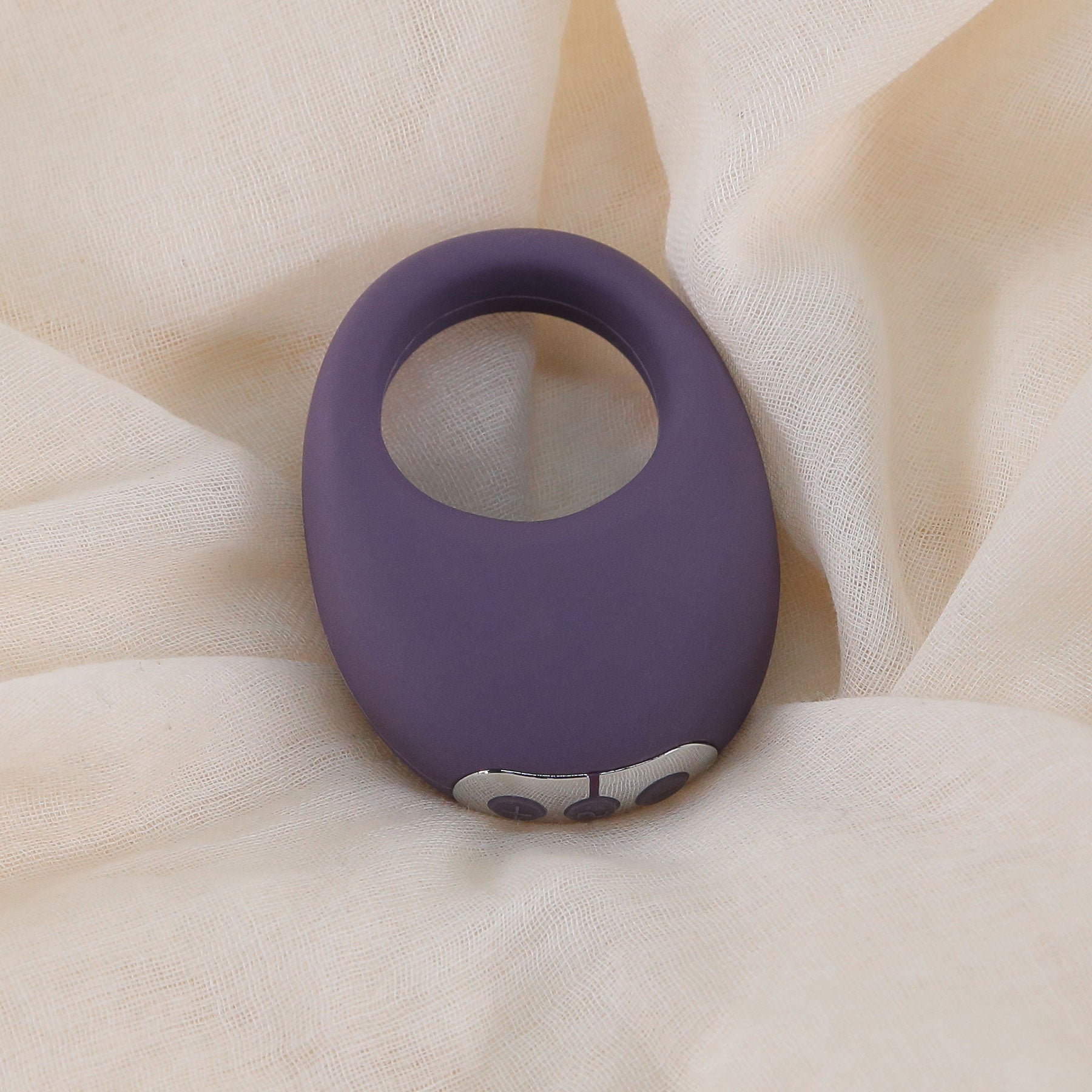 Je Joue Mio Vibrating Silicone Cock Ring For Mutual Pleasure - Purple