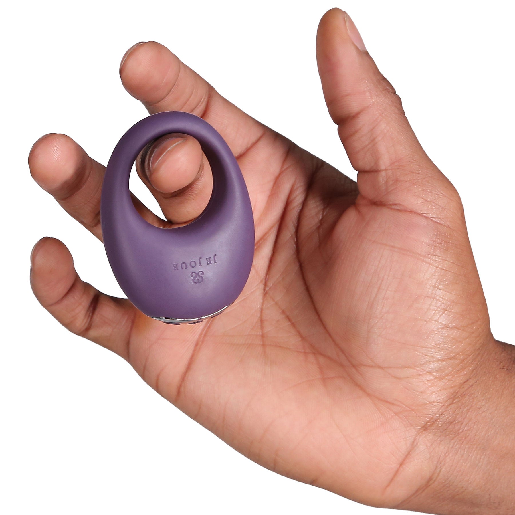 Je Joue Mio Vibrating Silicone Cock Ring For Mutual Pleasure - Purple