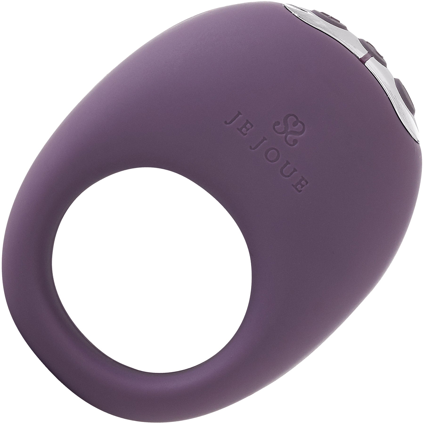 Je Joue Mio Vibrating Silicone Cock Ring For Mutual Pleasure - Purple