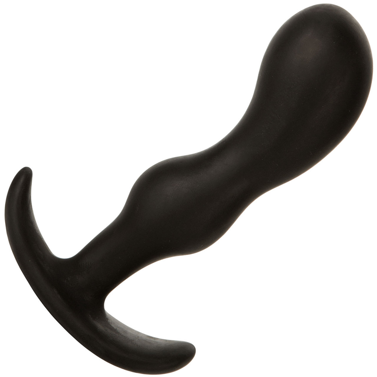 Mood Naughty 2 Medium Silicone Butt Plug by Doc Johnson - Black