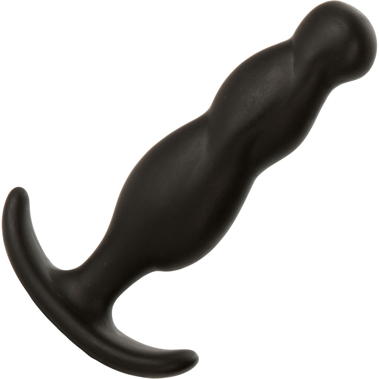 Mood Naughty 3 Medium Silicone Butt Plug by Doc Johnson - Black