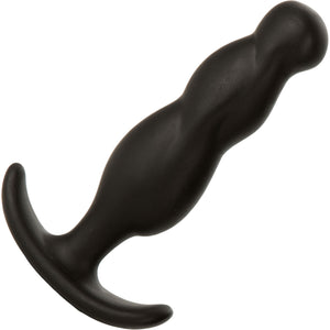 Mood Naughty 3 Medium Silicone Butt Plug by Doc Johnson - Black