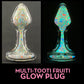 Sparkle Glow Glass Butt Plug With Aurora Borealis Crystal Base By Crystal Delights - Tooti Fruiti