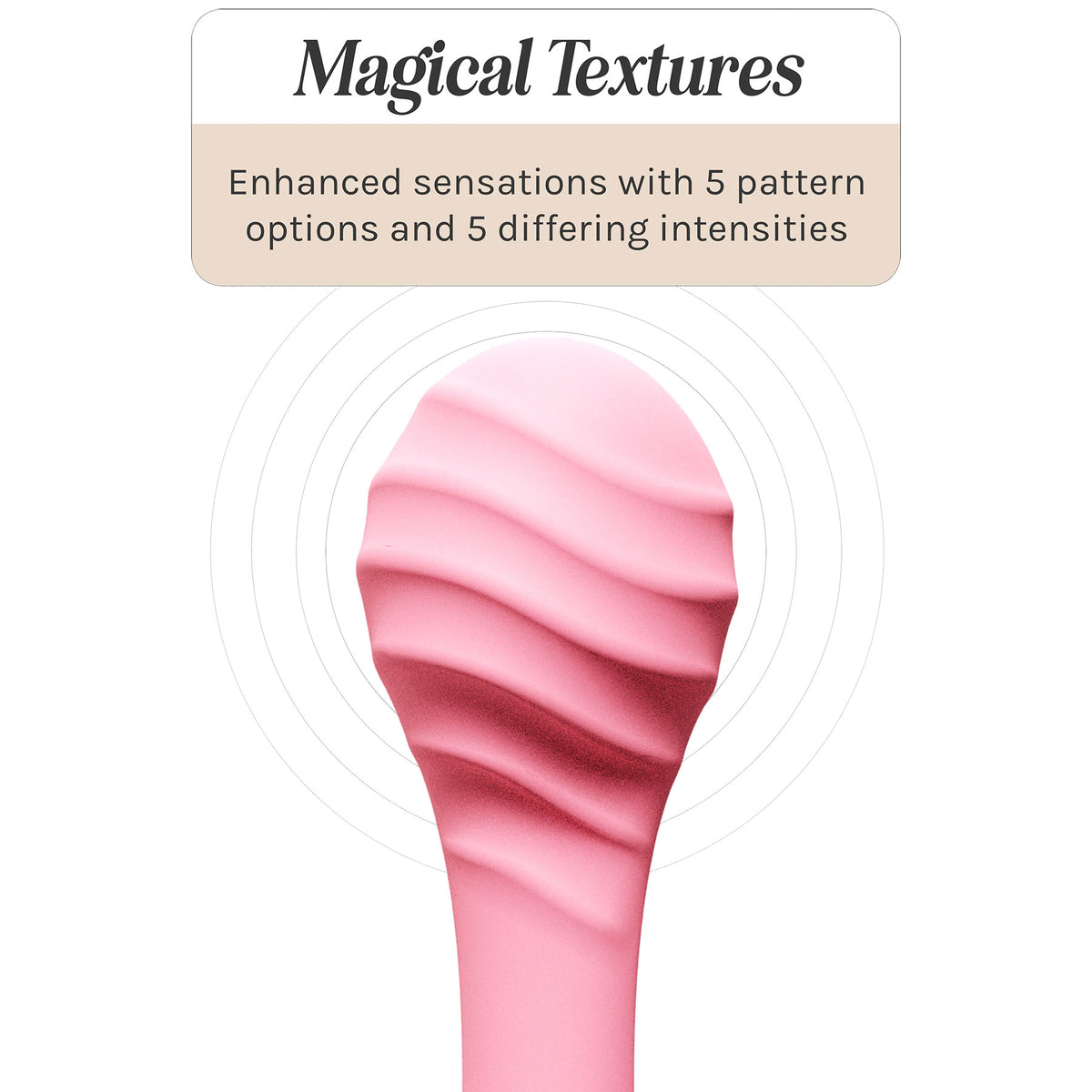 VUSH Myth Textured Silicone Rechargeable G-Spot Vibrator