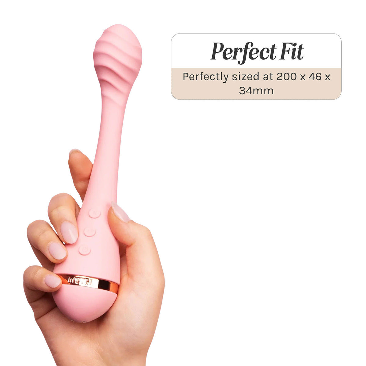 VUSH Myth Textured Silicone Rechargeable G-Spot Vibrator