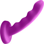 Merge Collection Nautia 8" Silicone Suction Cup Dildo By Sportsheets - Fuchsia