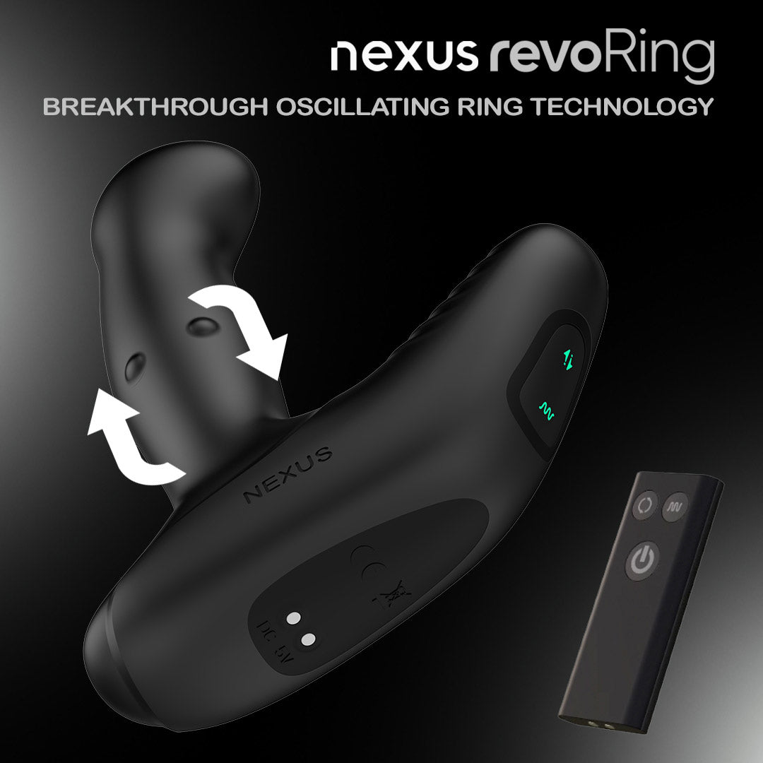 Nexus REVO Ring Silicone Oscillating Rotating Prostate Massager With Remote