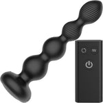 Nexus Tornado Probe Rechargeable Waterproof Silicone Rotating & Vibrating Anal Beads With Remote