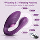 Tracy’s Dog Nina Petite Dual Stim Vibrator With Clitoral Tapper, Flexible Internal Stimulator & Remote - Purple
