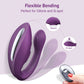 Tracy’s Dog Nina Petite Dual Stim Vibrator With Clitoral Tapper, Flexible Internal Stimulator & Remote - Purple
