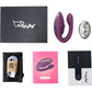 Tracy’s Dog Nina Petite Dual Stim Vibrator With Clitoral Tapper, Flexible Internal Stimulator & Remote - Purple
