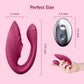 Tracy’s Dog Nina Dual Stim Vibrator With Clitoral Tapper, Flexible Internal Stimulator & Remote - Pink