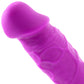 Colours Dual Density 5 Inch Silicone Suction Cup Dildo - Purple