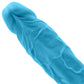 Colours Dual Density 5 Inch Silicone Suction Cup Dildo - Blue