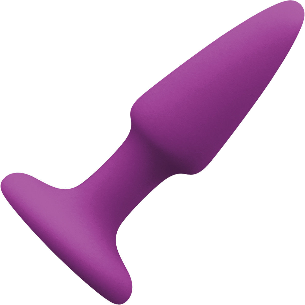 Colours Purple Pleasure Plug - Silicone Suction Cup Mini Butt Plug