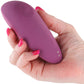 Secrets Juniper Rechargeable Waterproof Silicone Throbbing Vibrator By NS Novelties - Ruby