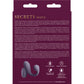 Secrets Maple Silicone Warming Dual Stimulation Vibrator With Remote By NS Novelties - Gray