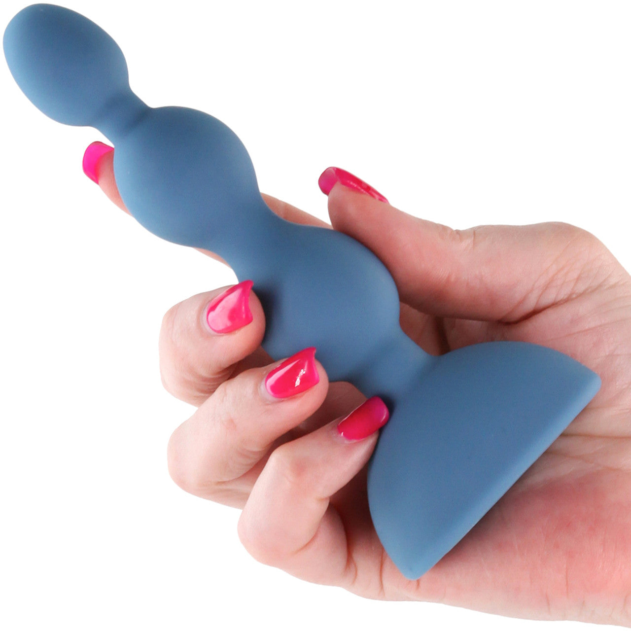 Secrets Kai Rechargeable Silicone Vibrating Anal Beads By NS Novelties - Dark Teal