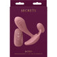 Secrets Echo Silicone G-Spot Vibrator With Clitoral Stimulator & Remote By NS Novelties - Dusty Rose