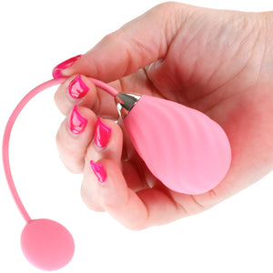 Techno Kandi Rechargeable Silicone App Controlled Vibrating Egg By NS Novelties - Pink