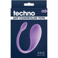 Techno Rave Rechargeable Waterproof Silicone App Controlled Vibrating Egg By NS Novelties - Lavender