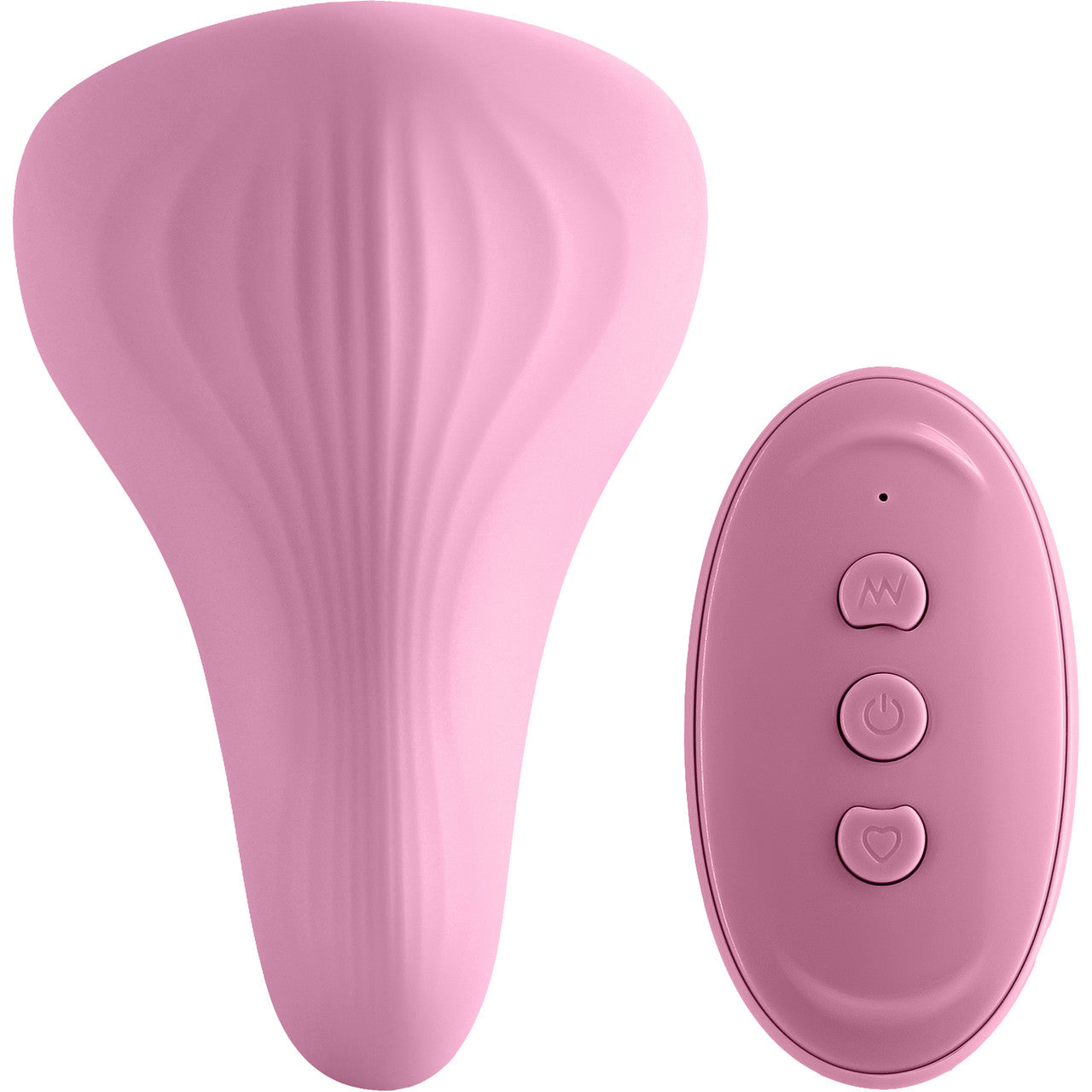 Desire Mantra Rechargeable Silicone Panty Vibrator With Remote - Pink