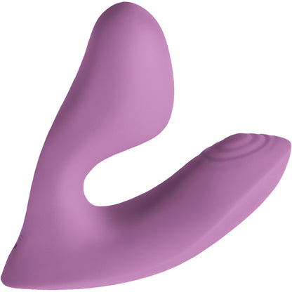 Desire Demure Dual Motor Rechargeable Silicone Wearable Dual Stimulation Vibrator - Lavender