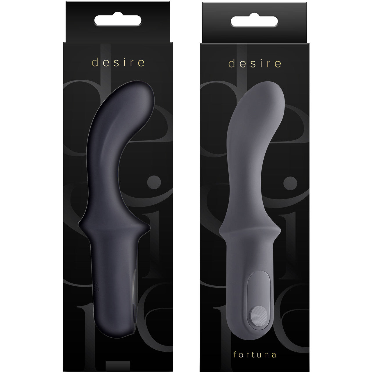 Desire Fortuna Rechargeable Silicone G-Spot Vibrator - Smoke